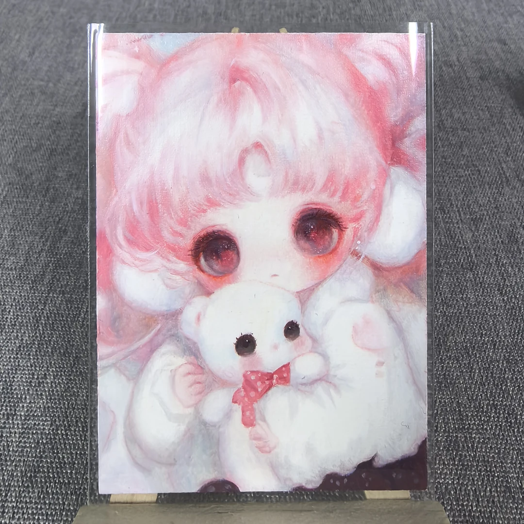《花花》小黄花手绘卡牌