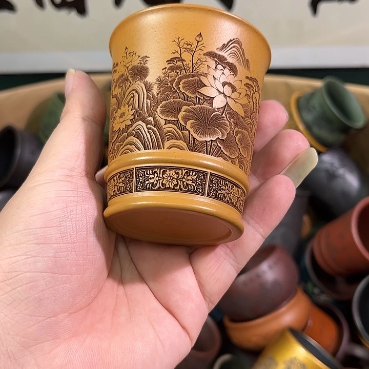 茶杯紫砂全手工紫砂主人杯
