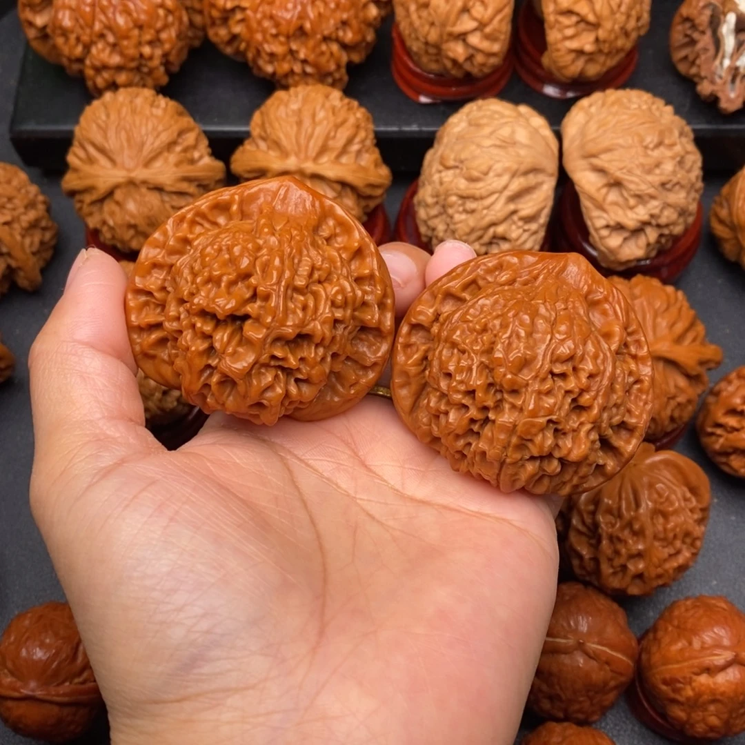 文玩核桃把件51官帽