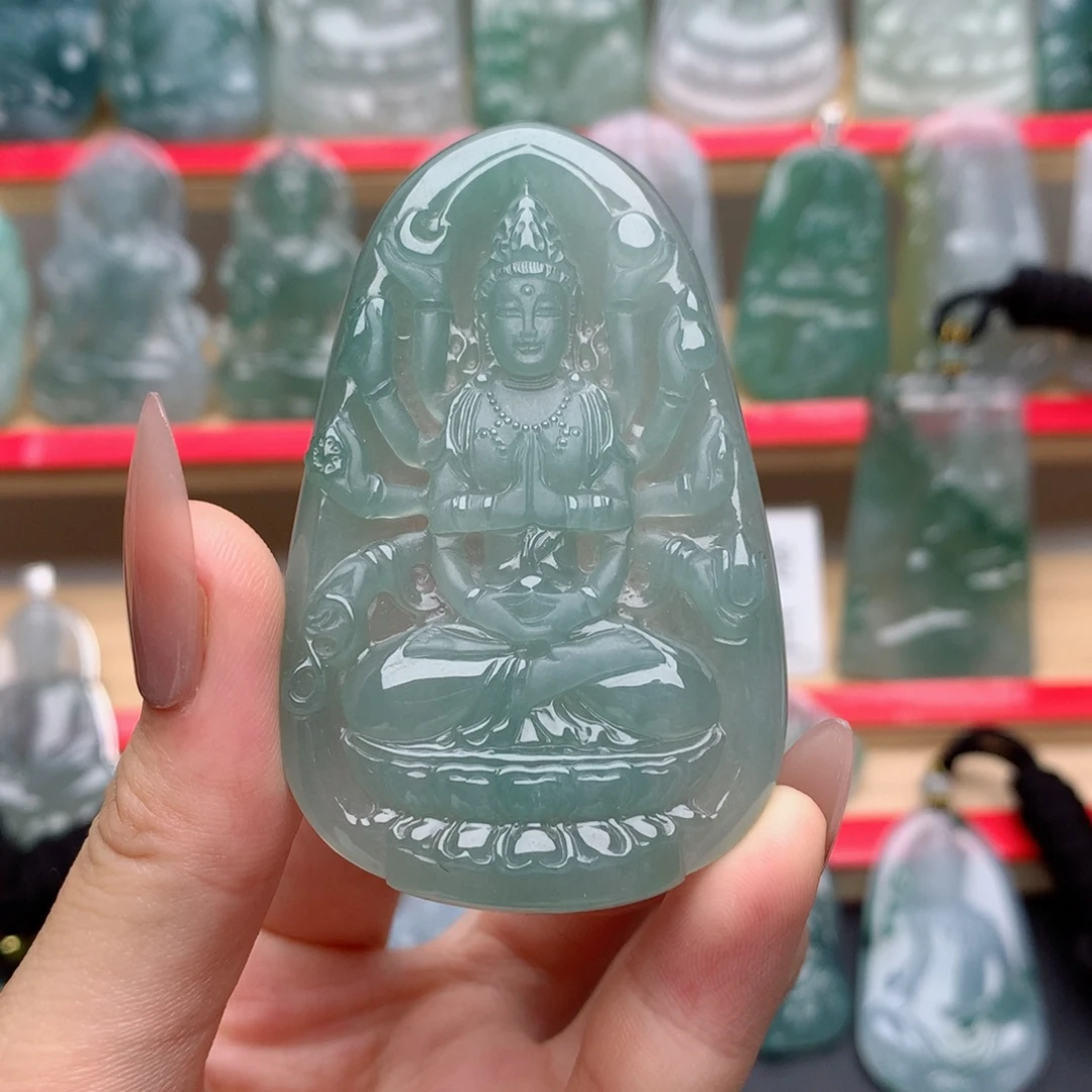 颈饰未镶嵌翡翠千手