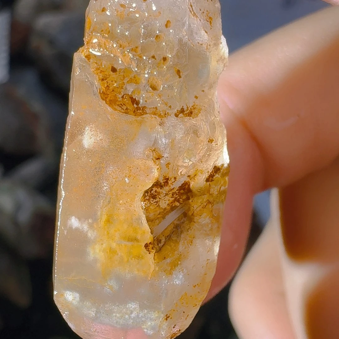 未镶嵌珠宝半成品水晶牙**压