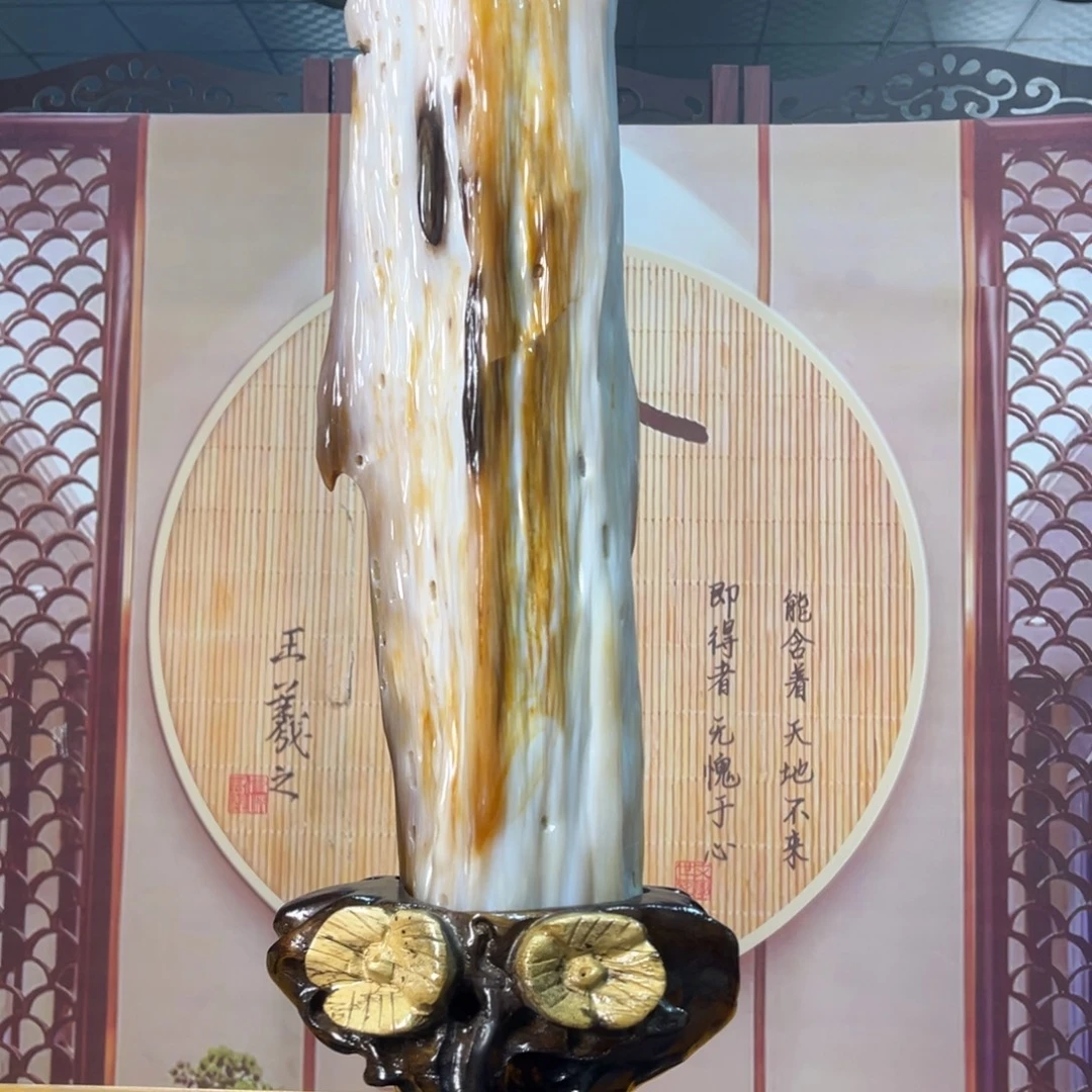 硅化玉（树化玉）未镶嵌摆件