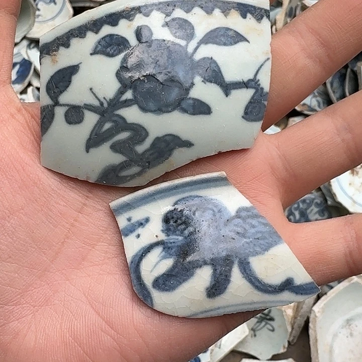 瓷片瓷片标本，顺丰包邮