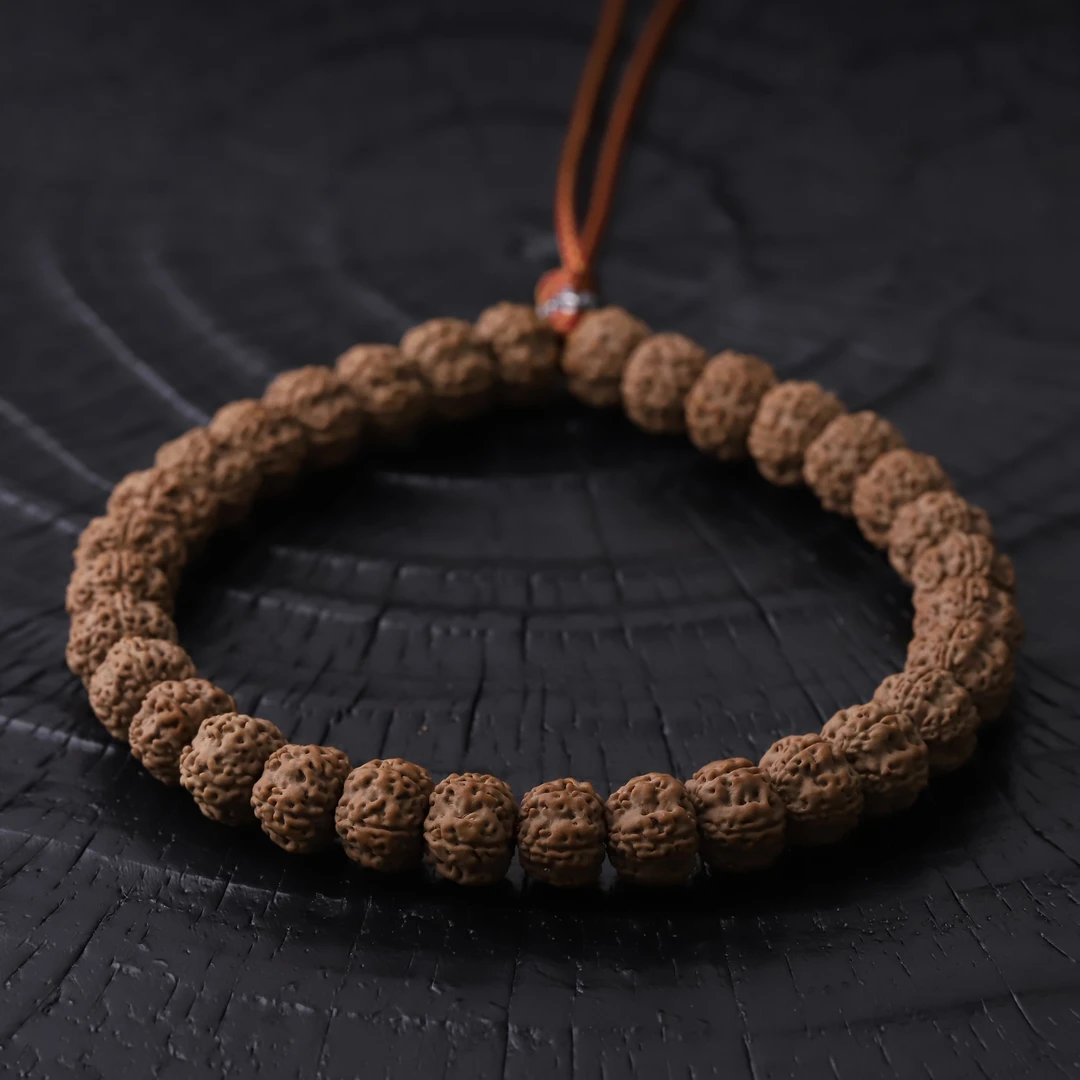 S9259【云端定制天价平细】平头尾细纹小金刚菩提单圈文玩手串