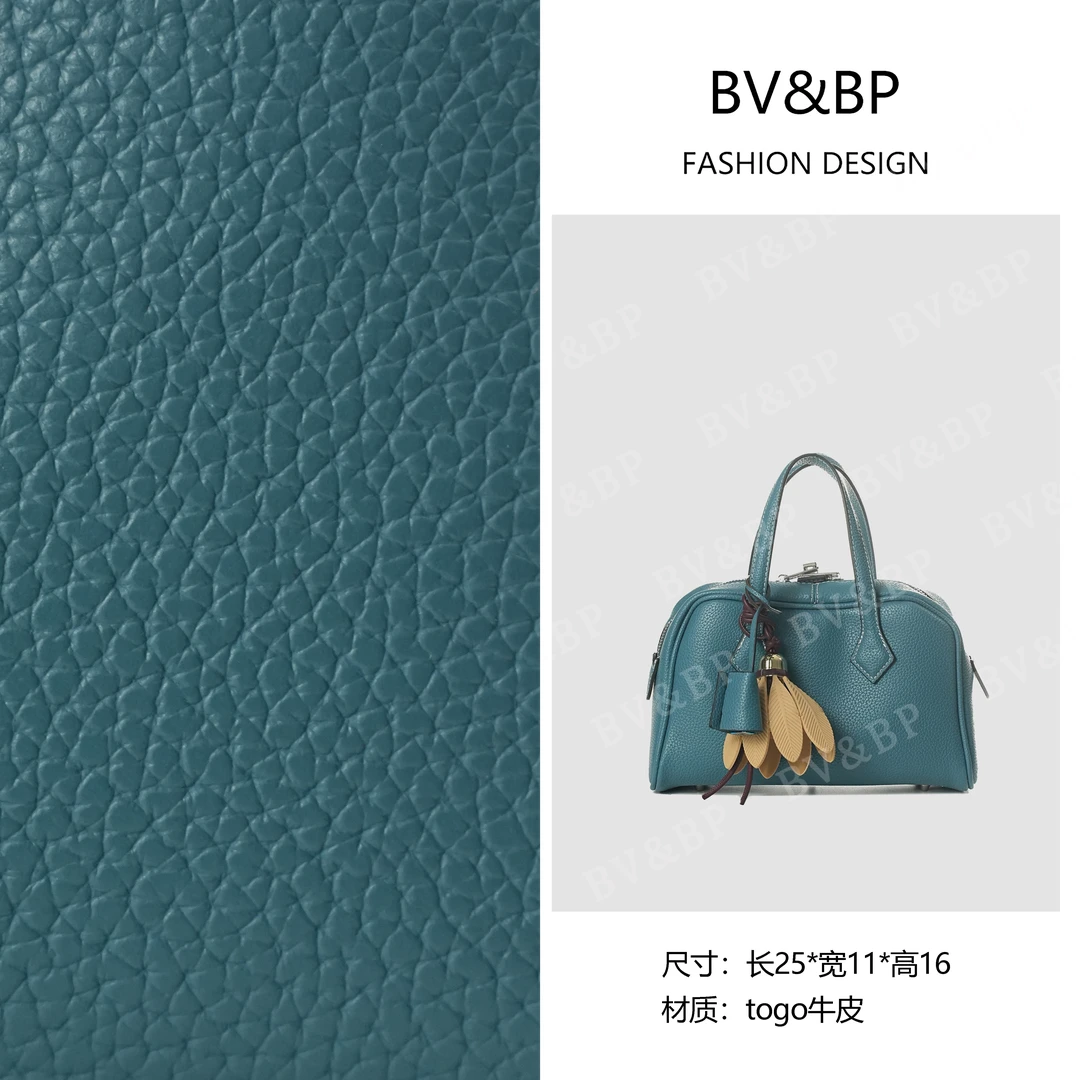 BV&BP· 原创设计 真皮高定手提单肩包 BV6929-湖水蓝