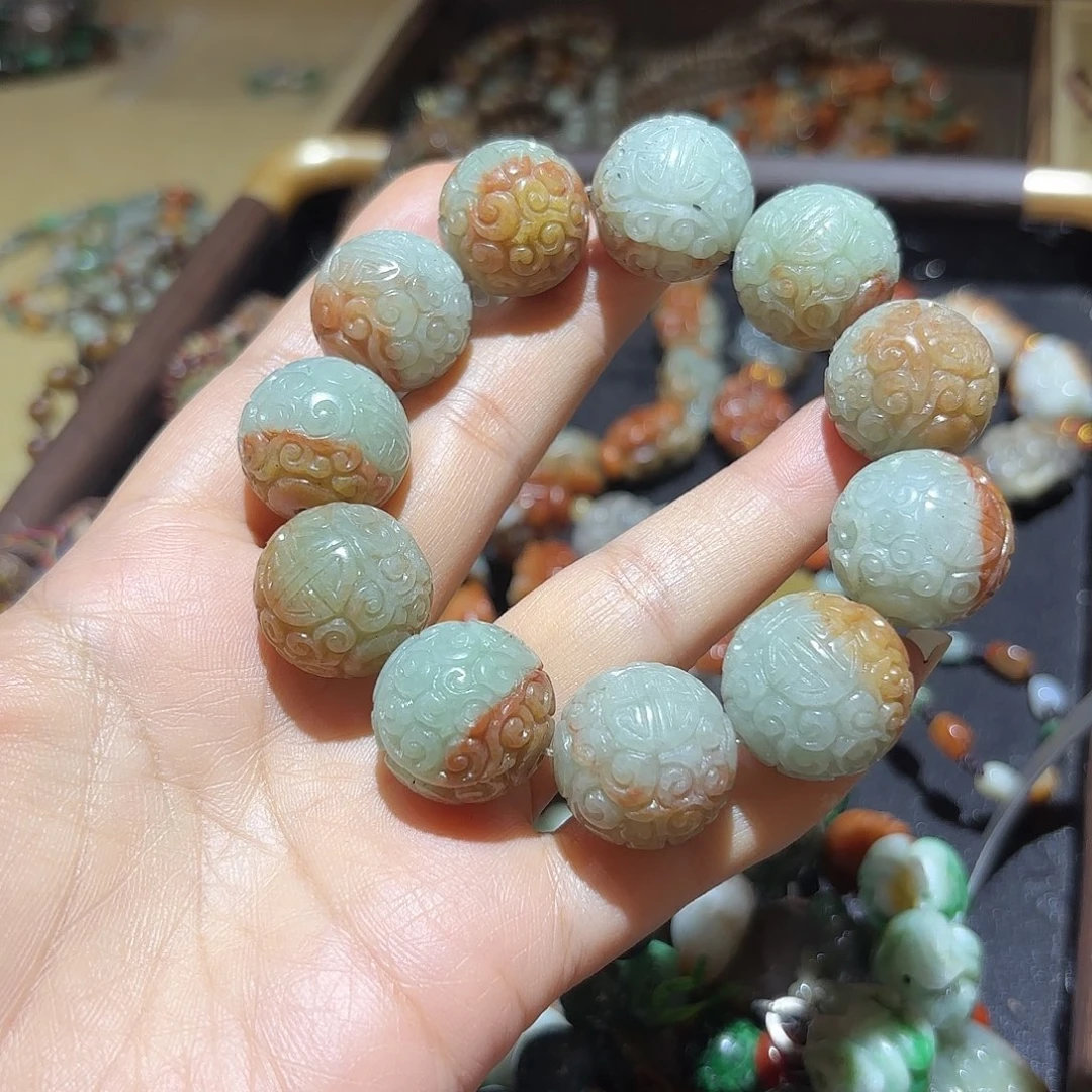 翡翠未镶嵌颈饰原创