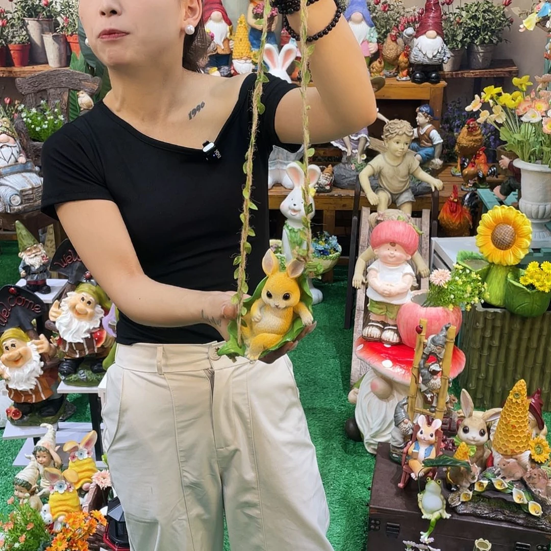 摆件花园摆件红红火火