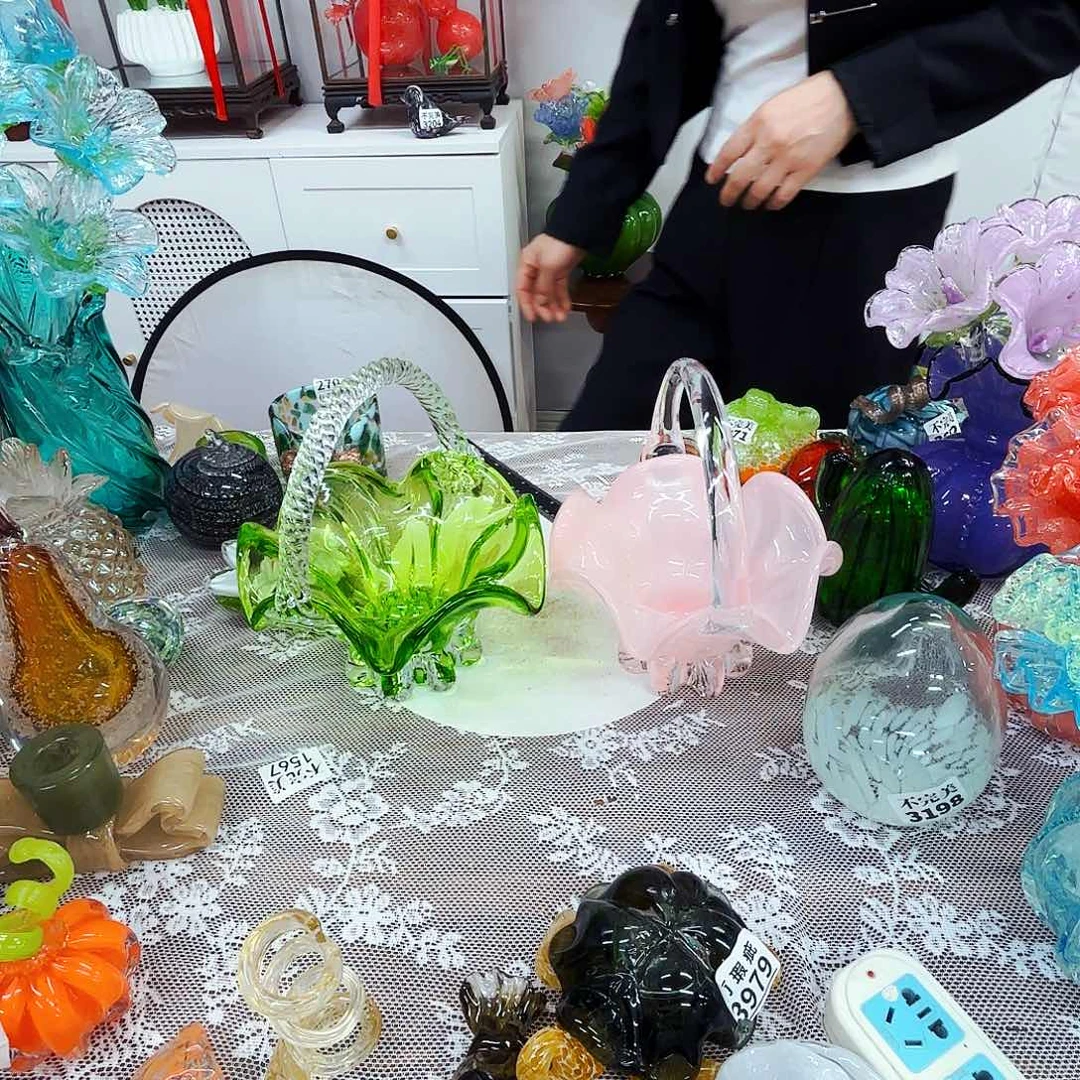 *****一个瑕一个全品琉璃花瓶花器艺术摆件