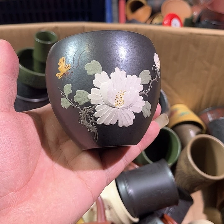 茶杯紫砂全手工紫砂主人杯