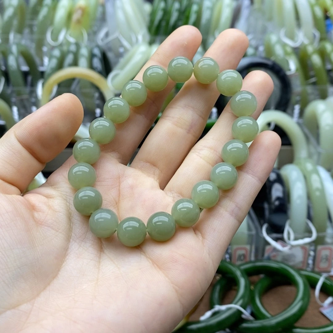 手串未镶嵌和田玉卡10