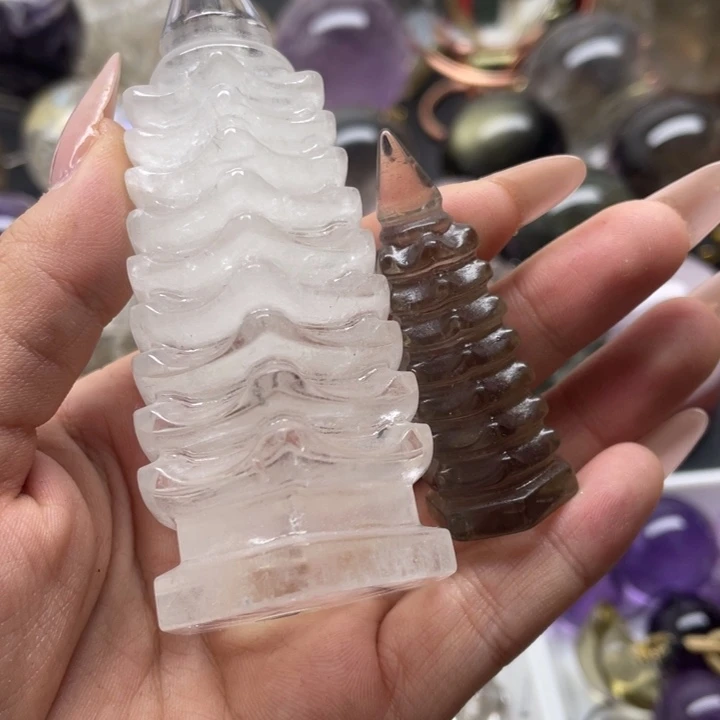 未镶嵌水晶珠宝半成品