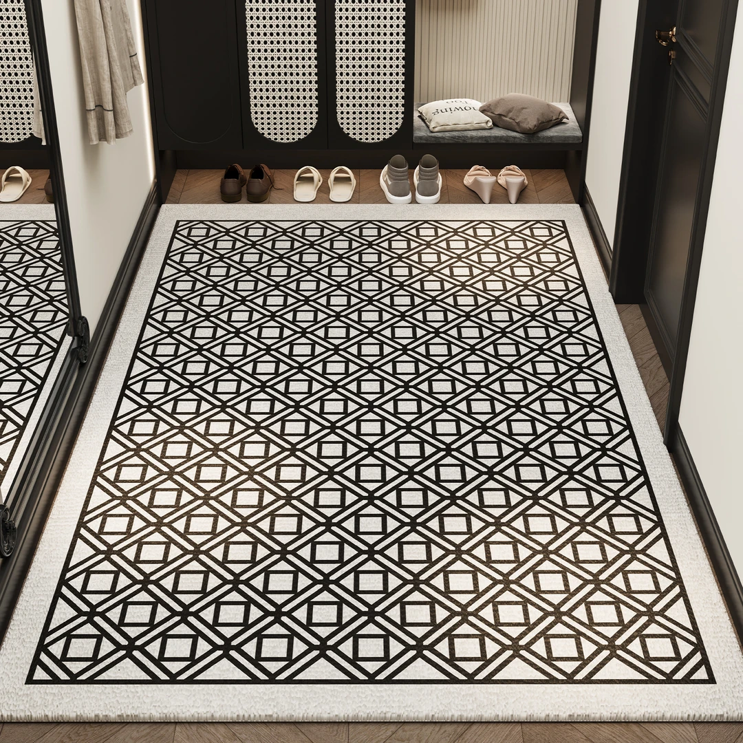 忘忧虫轻奢入户门垫家用免洗耐脏防滑高级玄关脚垫可裁剪进门地毯