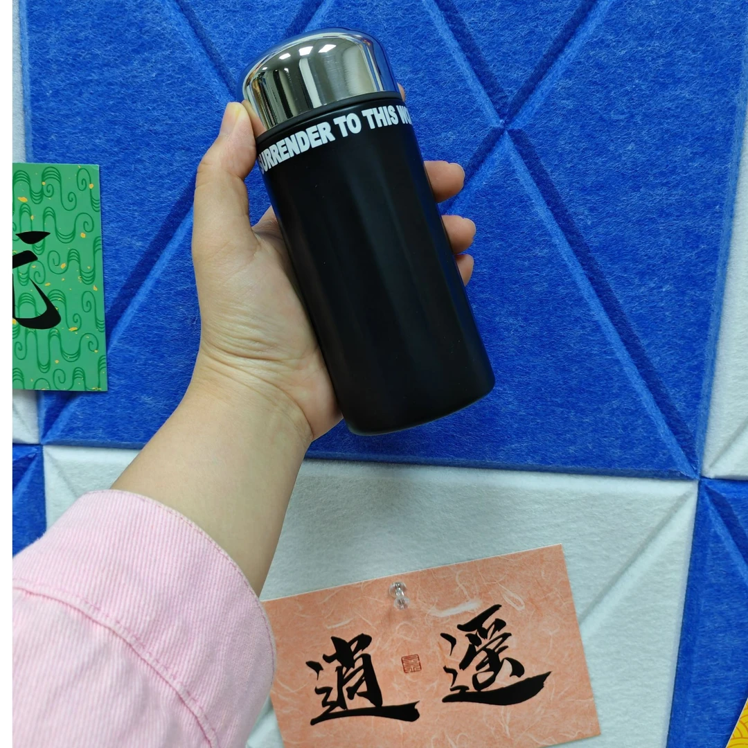 小雅覆钛迷你保温杯-黑色