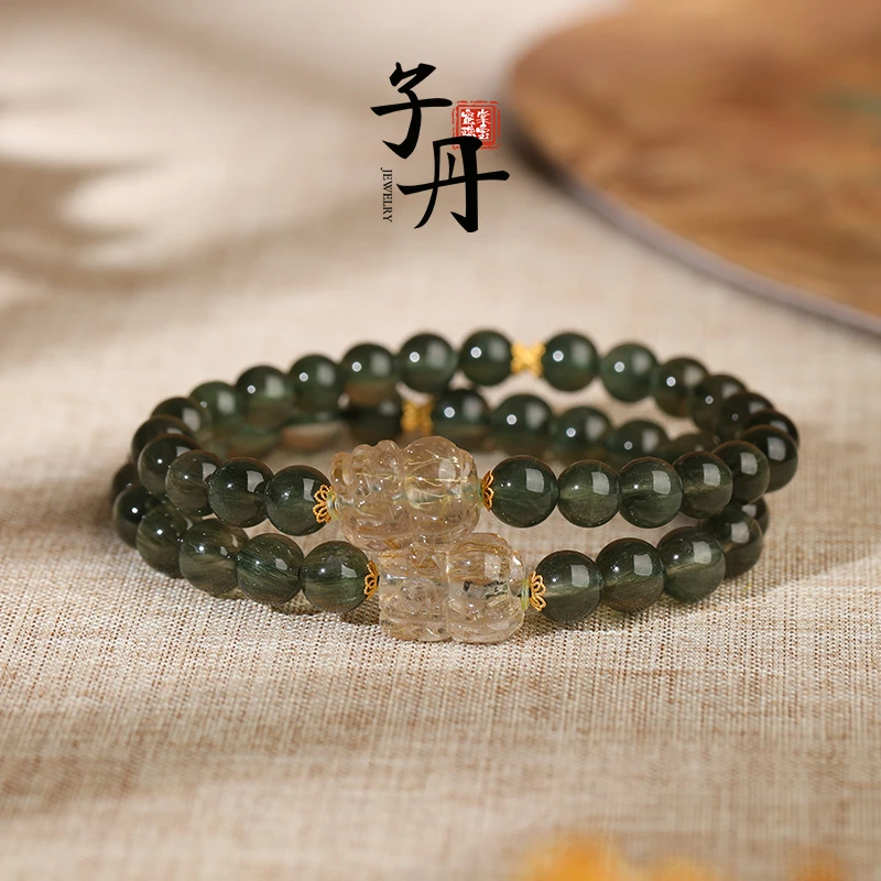 【丹姐】18K绿发晶DIY手串C3-243（多样性发/发一条）