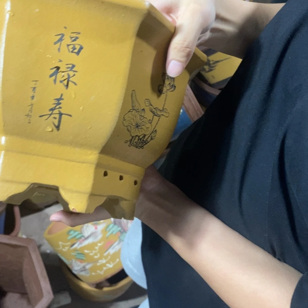 紫砂花盆口径口径26 16