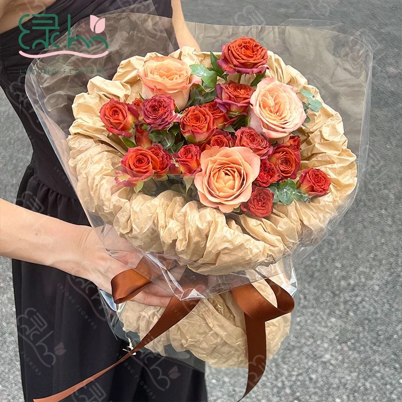 精致小花束【心动至上】3枝/11枝卡布奇诺玫瑰花束巧克力泡泡生日礼物生日花束鲜花店鲜花配送