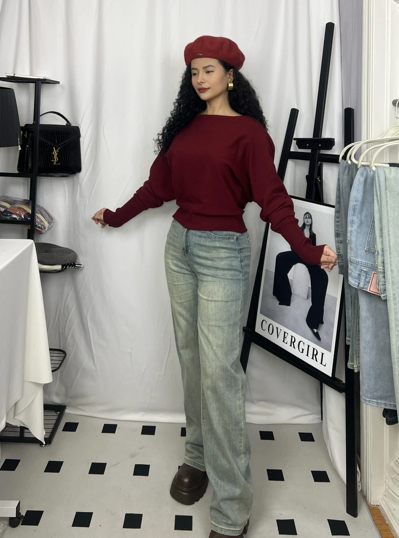 3213新款热卖网红时尚百搭休闲直筒微喇叭牛仔裤送腰带包邮