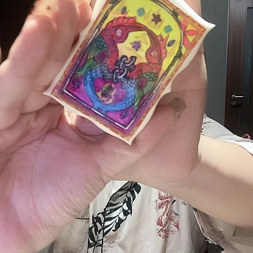 泥塑人缘鸟吊坠福莉
