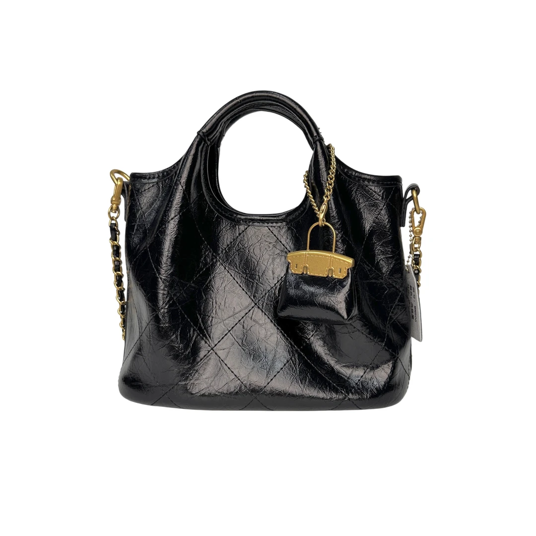 2025夏季新款菱格绣线单肩斜挎包双子星包包6691（尺寸24*19*11cm）