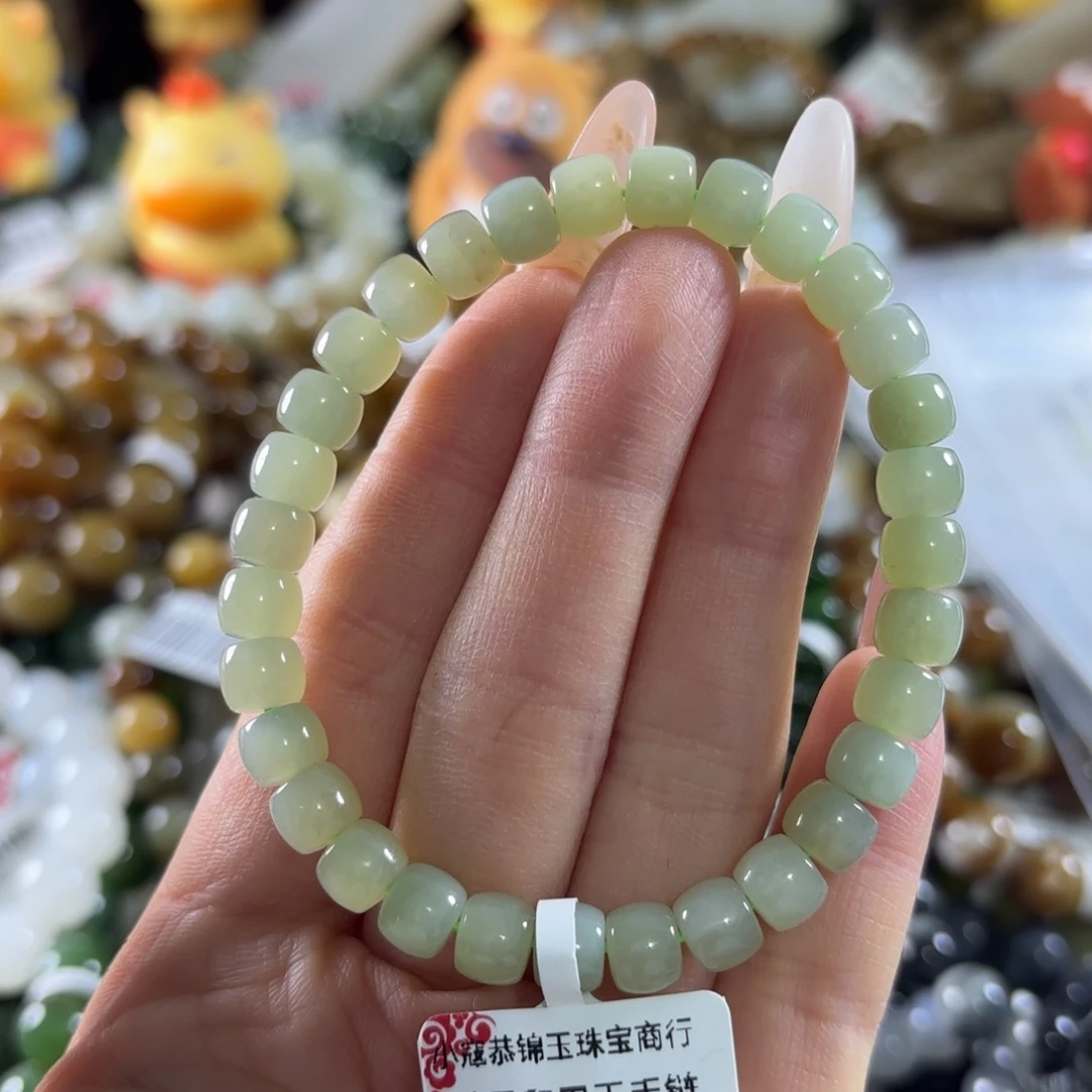 和田玉未镶嵌手串376