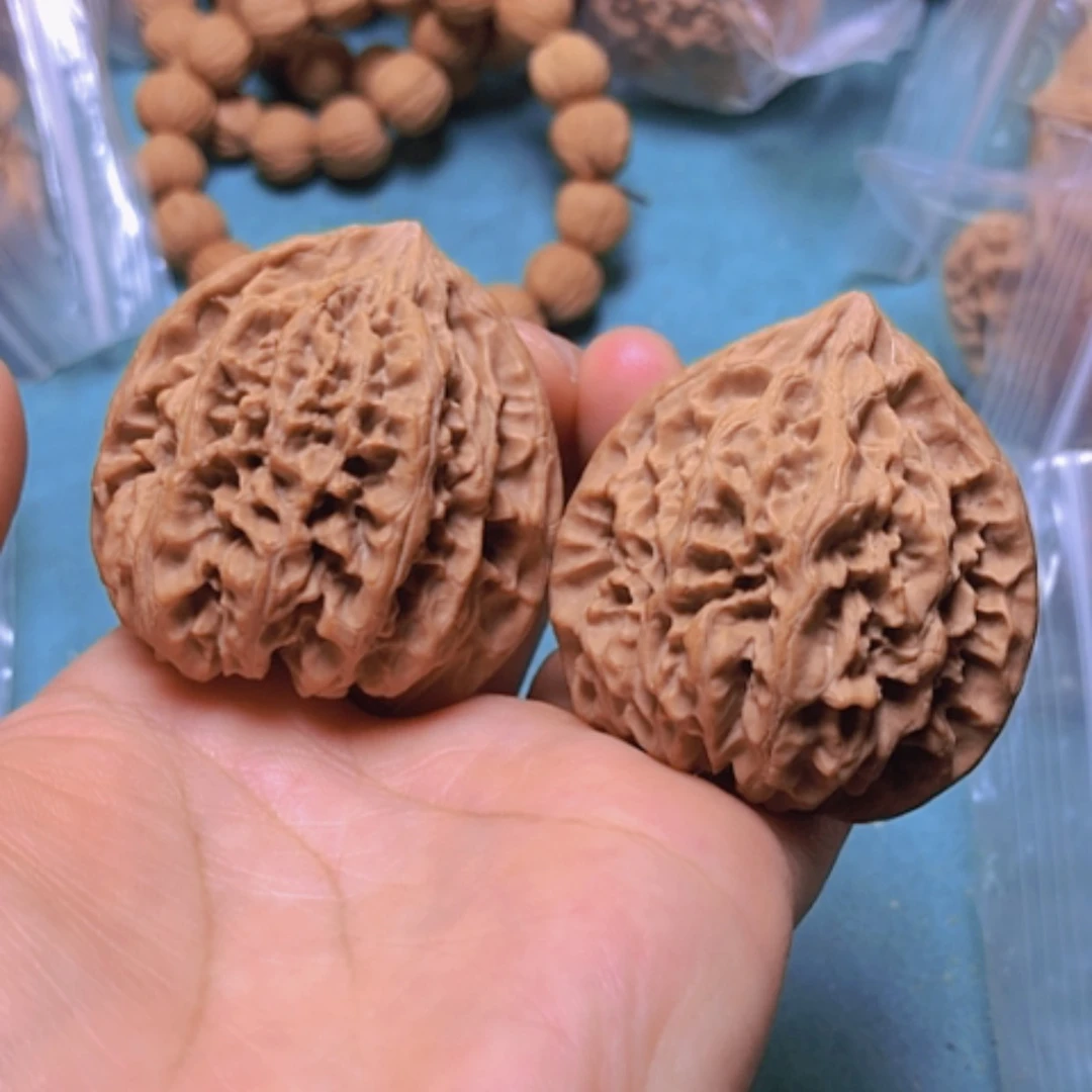 【闪购商品】核桃摆件42.5野牛有修出油