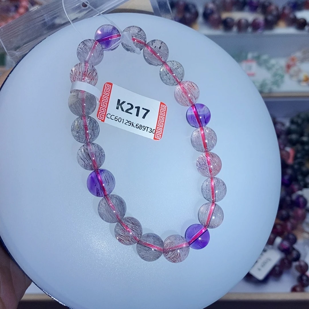 未镶嵌手链水晶9.7仙女超七满发K217