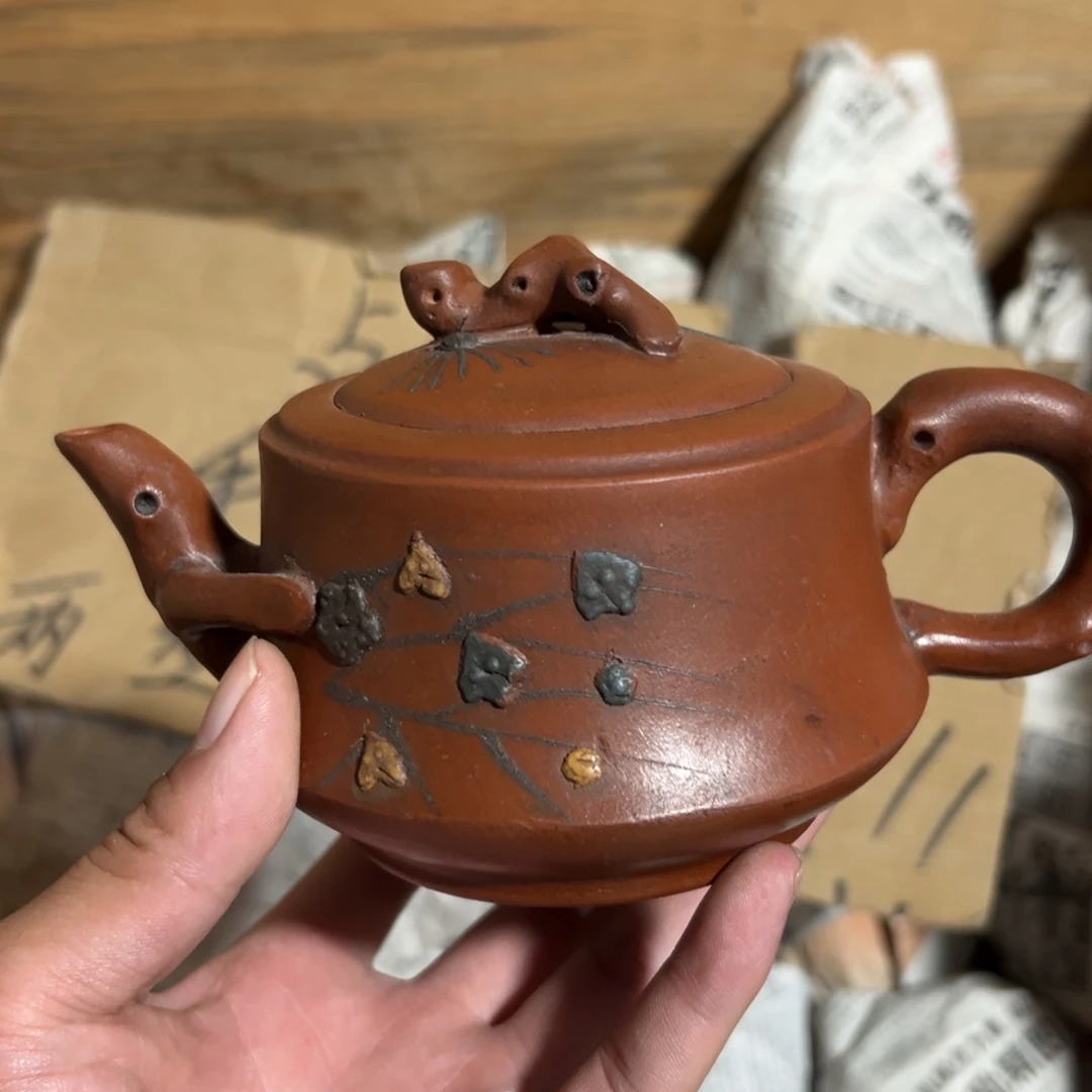 茶壶紫砂老厂紫砂壶一件！