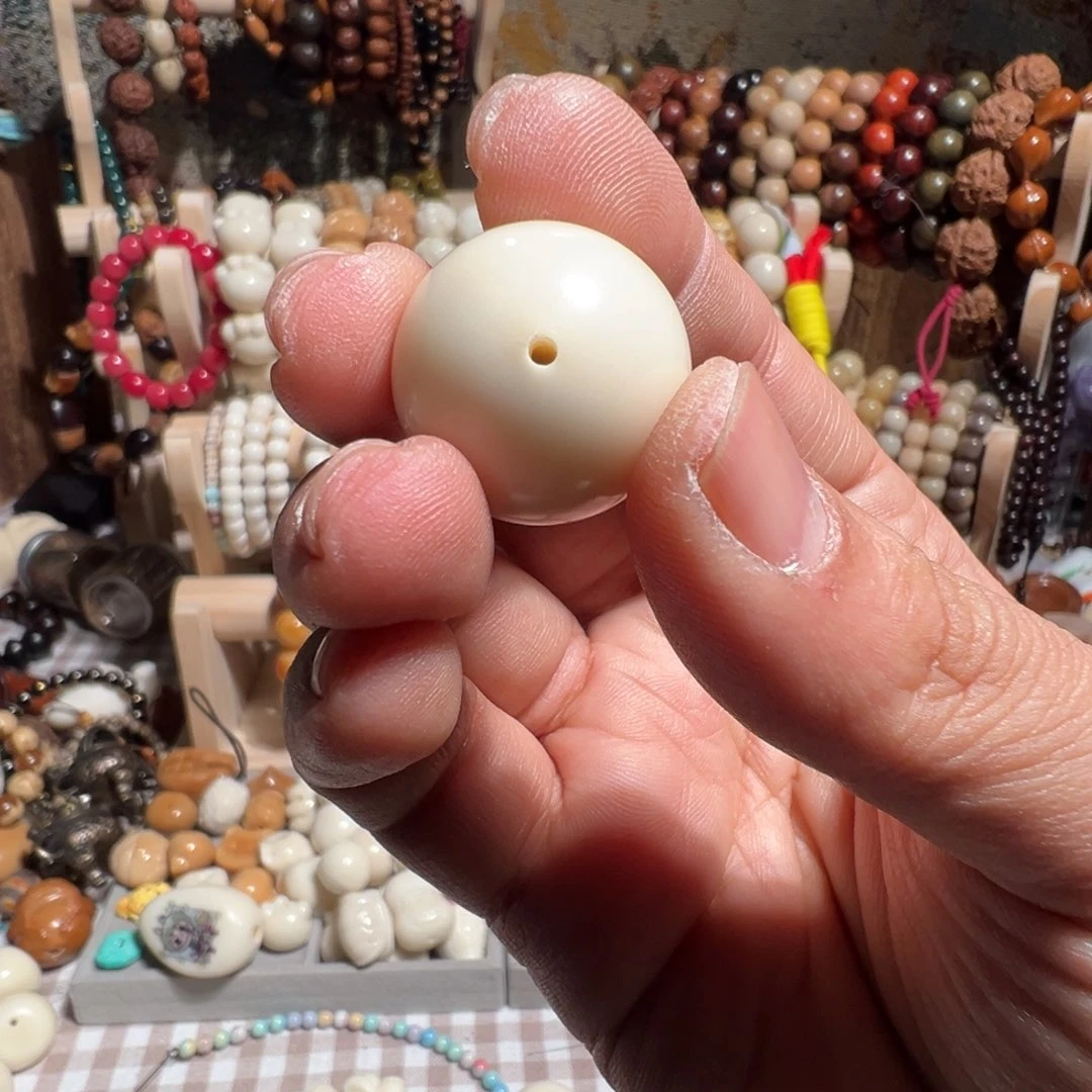 木杰24牙果雕刻圆珠