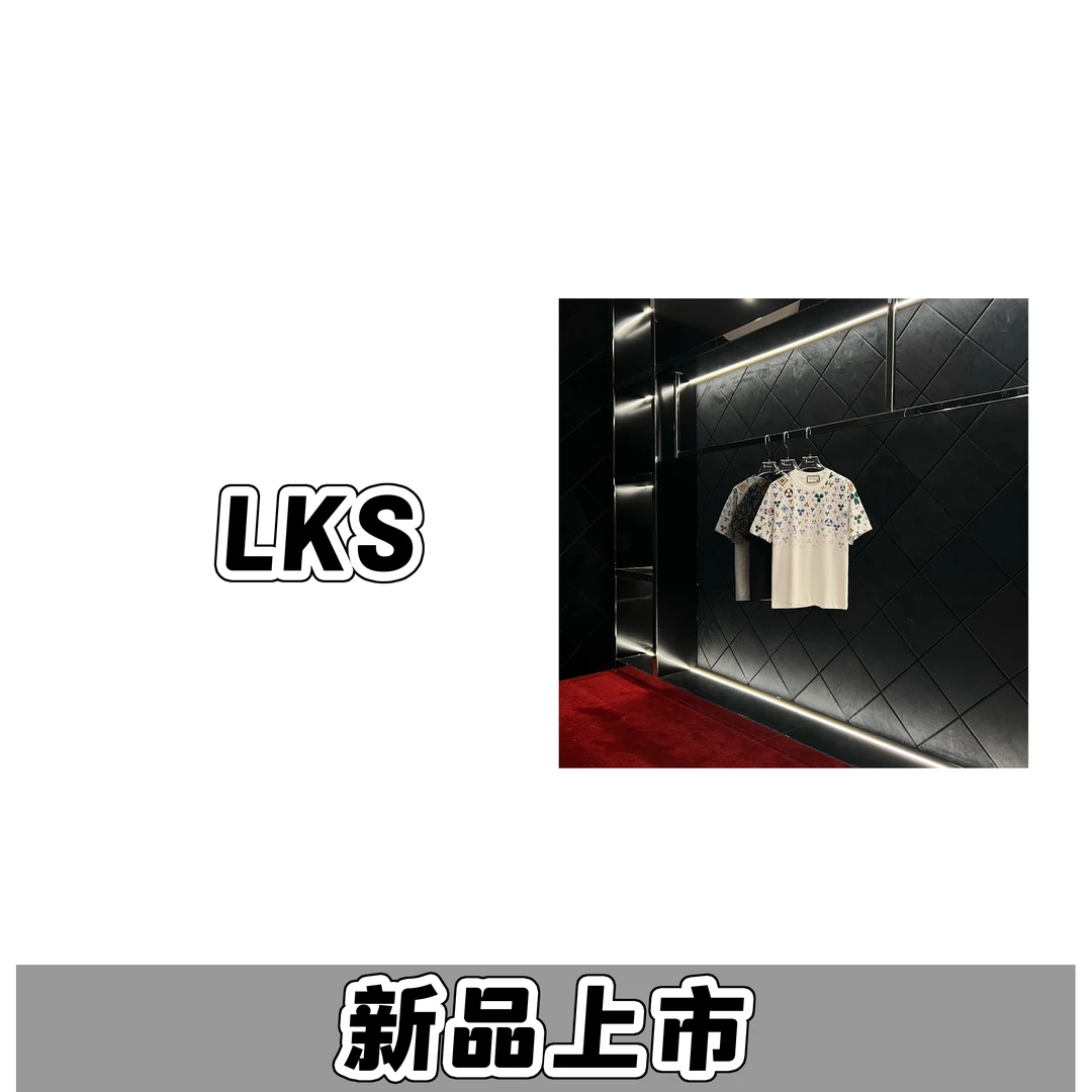 CB-A131-春季上新潮奢时尚重磅潮流花纹短袖