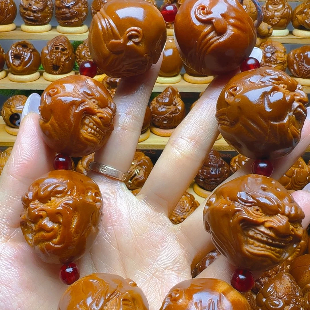 飞***9橄榄核手串/手链恶僧手持一条