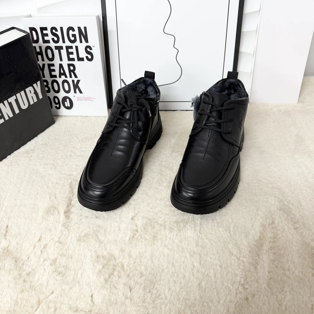 新款气质百搭潮流男士[羊毛}休闲鞋/BSMS/25615