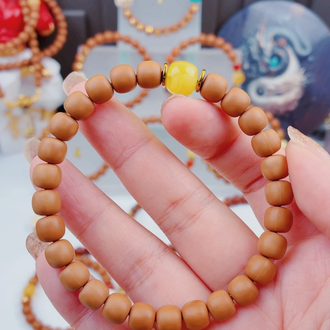 林***步猴头核桃吊坠猴头手串