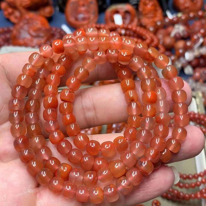 未镶嵌手串南红玛瑙6+’mm