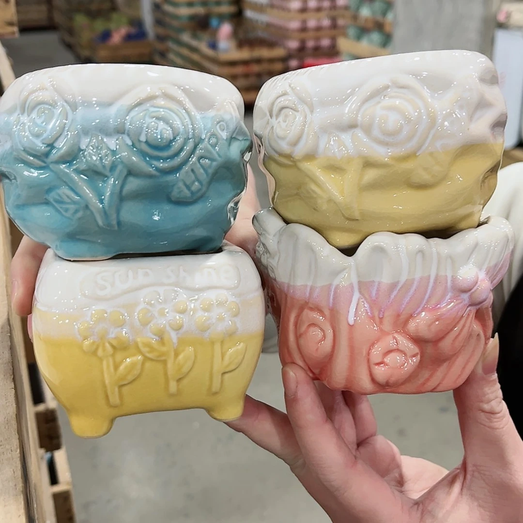 【闪购商品】陶瓷福利品凑满10元发货陶瓷花盆