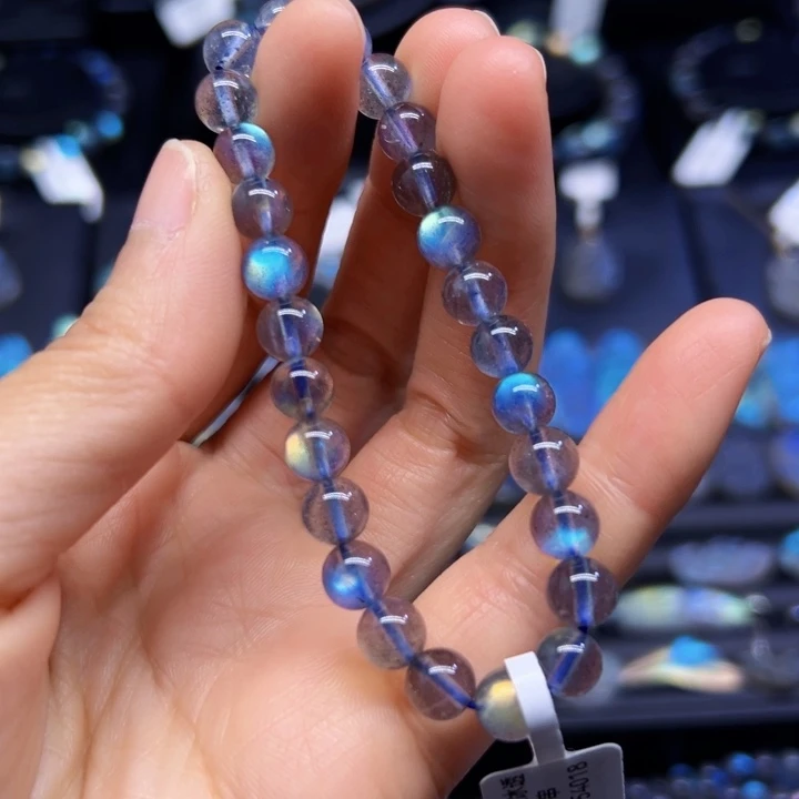 拉长石手串未镶嵌7左右