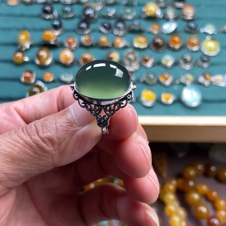 蛇纹石玉手镯未镶嵌石*～