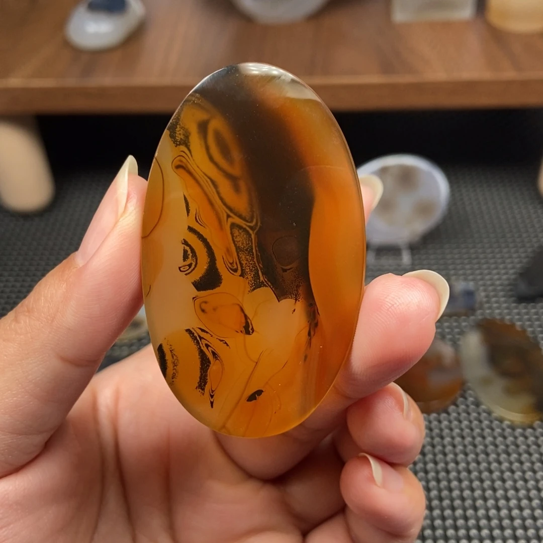 玛瑙/玉髓吊坠(不含链)未镶嵌