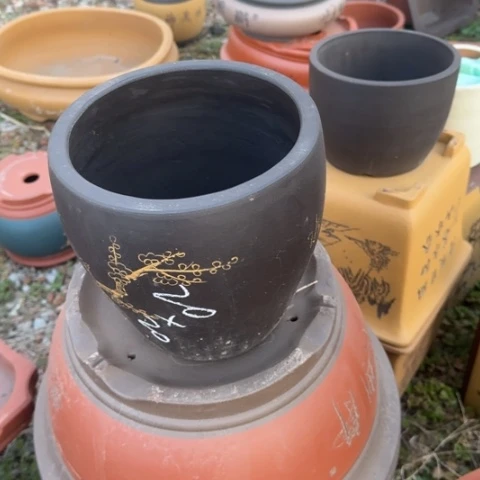 红陶紫砂花盆盆景盆栽