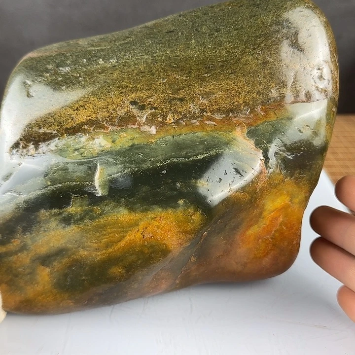 原***6和田玉未镶嵌挂件