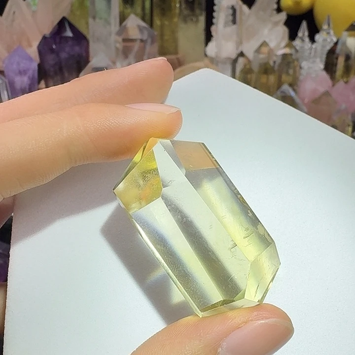 珠宝半成品未镶嵌水晶黄水晶