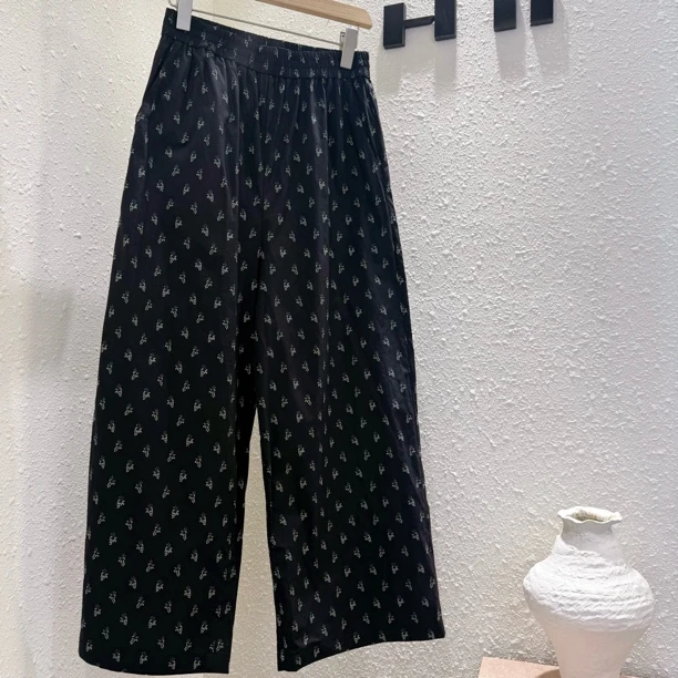 夏日清凉高腰葡萄裤直筒裤（不支持退货！）