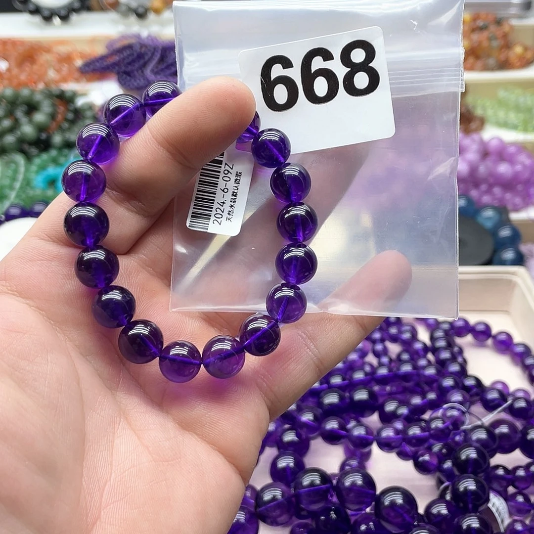 水晶手链未镶嵌李***学天然