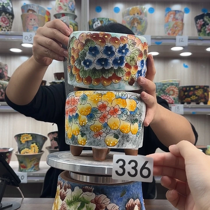 紫砂花盆瑕疵瑕疵336