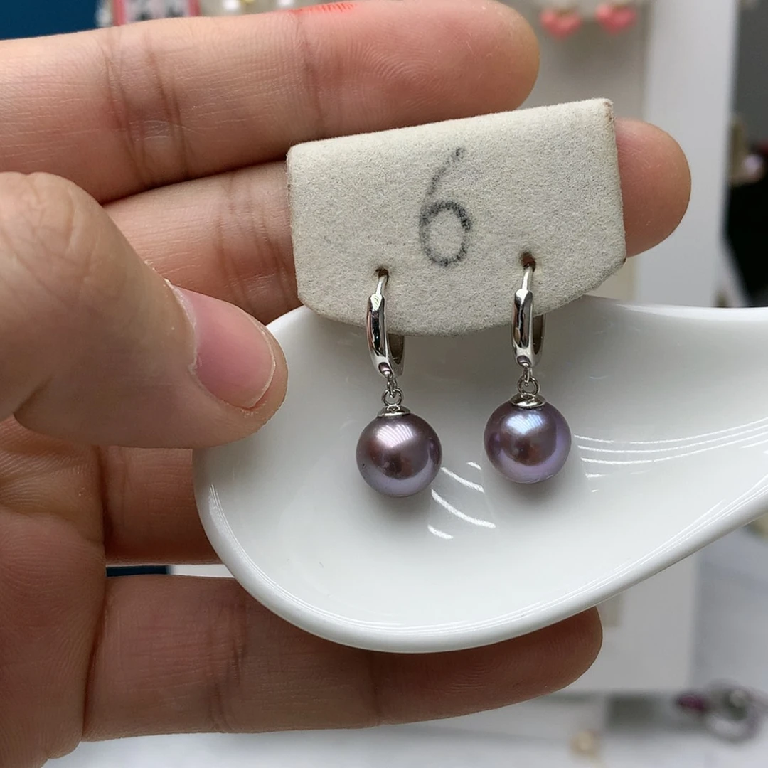 【闪购商品】淡水珍珠耳饰银S925镶嵌