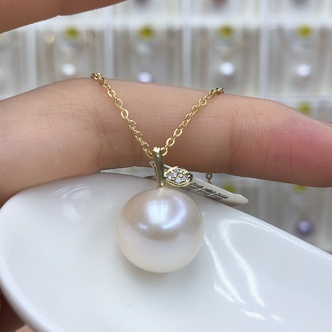 颈饰合金淡水珍珠