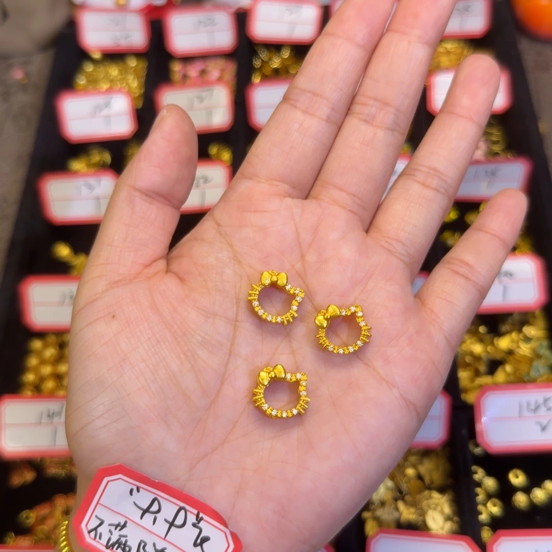 合金包珠圈凯特猫1个