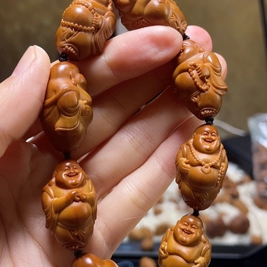 橄榄核手串/手链小金条