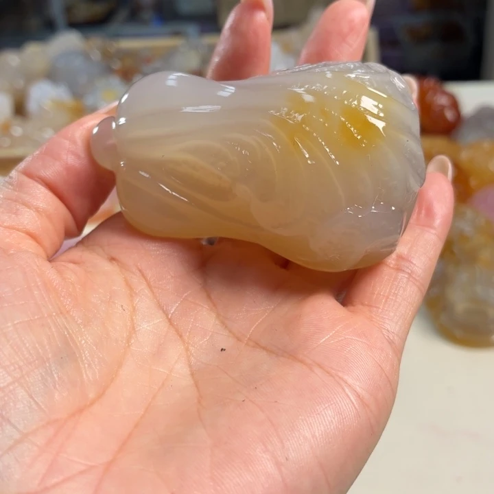 玛瑙/玉髓未镶嵌吊坠(不含链)