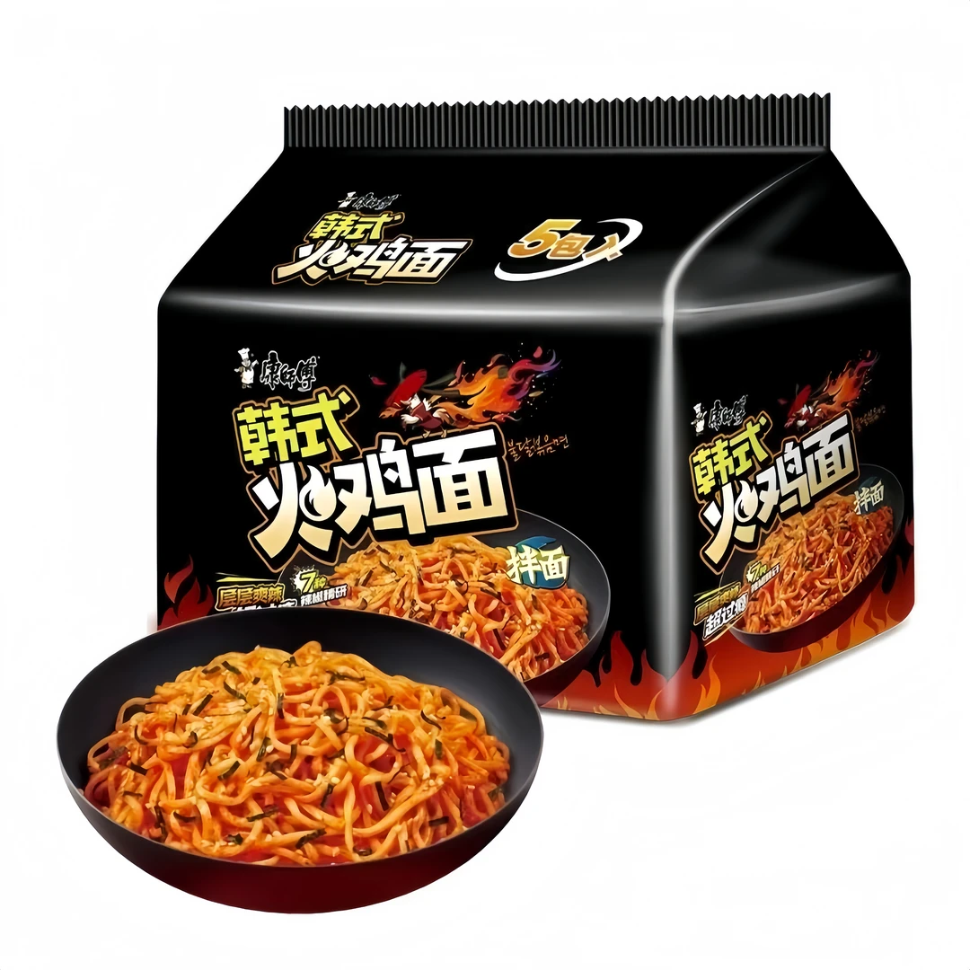 【临期】康师傅方便面韩式火鸡面超辣拌面泡面解馋宵夜小零食批发