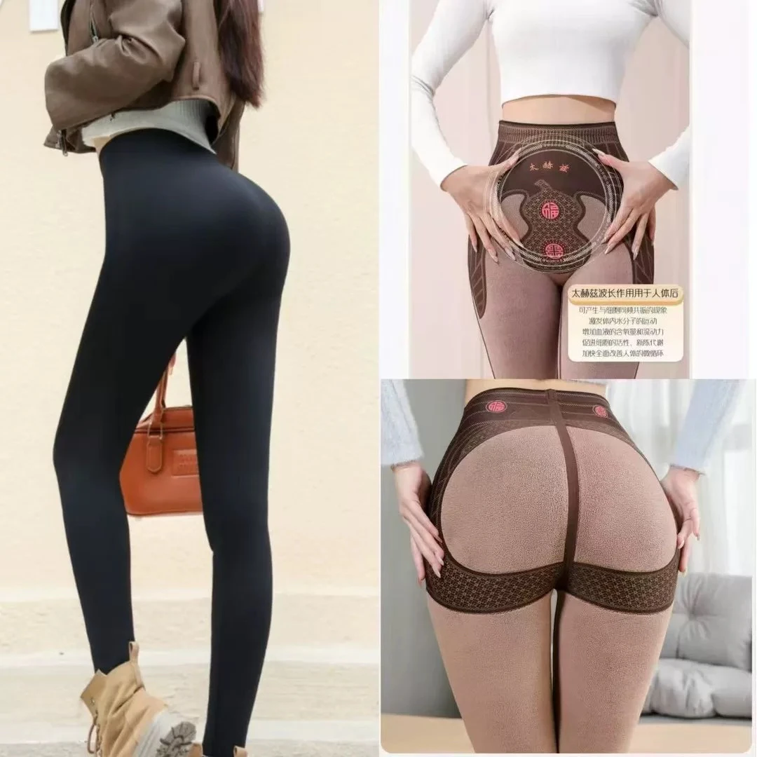 秋冬新款加绒加厚悬浮裤葫芦裤鲨鱼裤收腹提臀打底芭比裤
